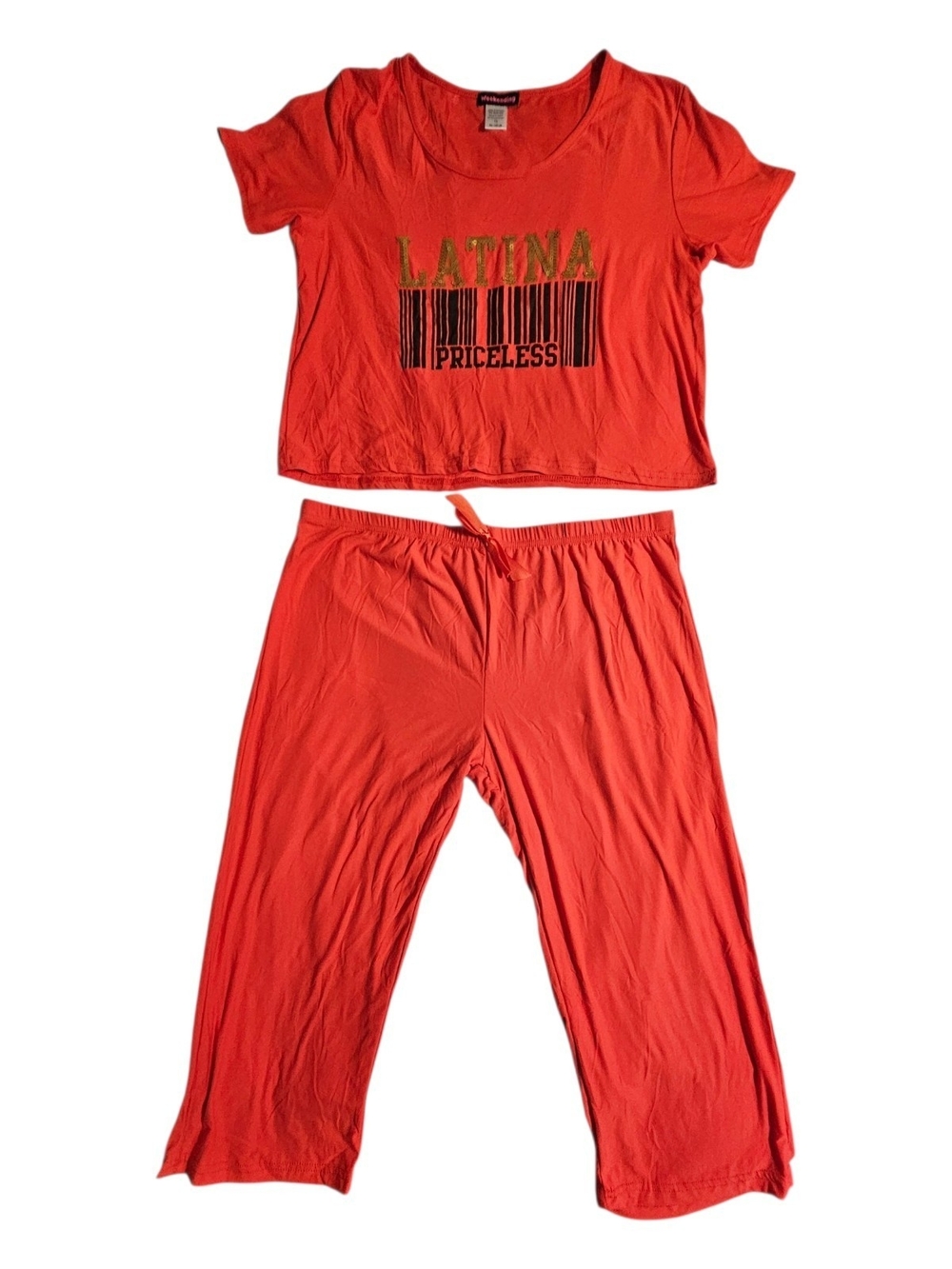 Weekending Latina Priceless Red Pajama Set